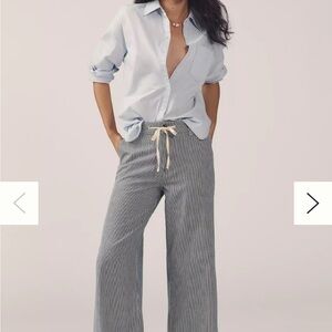 Sanctuary Striped Wide-Leg Pants